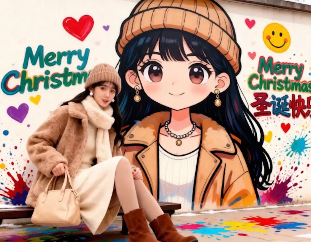 阿里最强&ldquo;PS模型&rdquo;开源！一手体验，0元P出氛围感合影图19