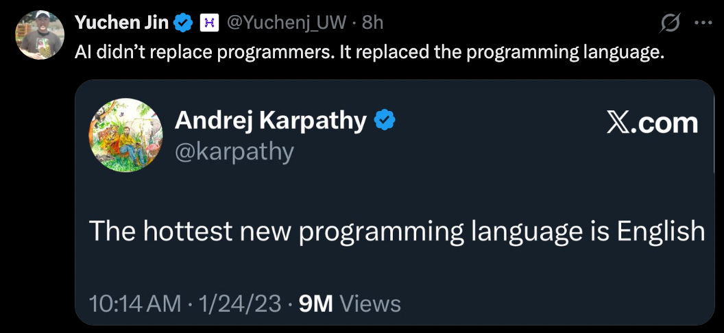 AI大佬Karpathy焦虑了：作为程序员，我从未感到如此落后图11