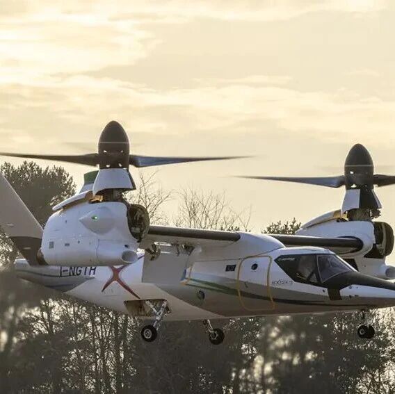 莱昂纳多下一代民用倾转旋翼机首飞