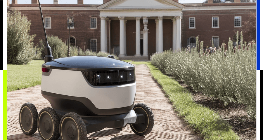 中产扎堆的高端小区,物业员工都改成机器人了图1