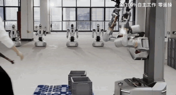 全球首个负载100斤的真实持续干活机器人,来自银河通用图5