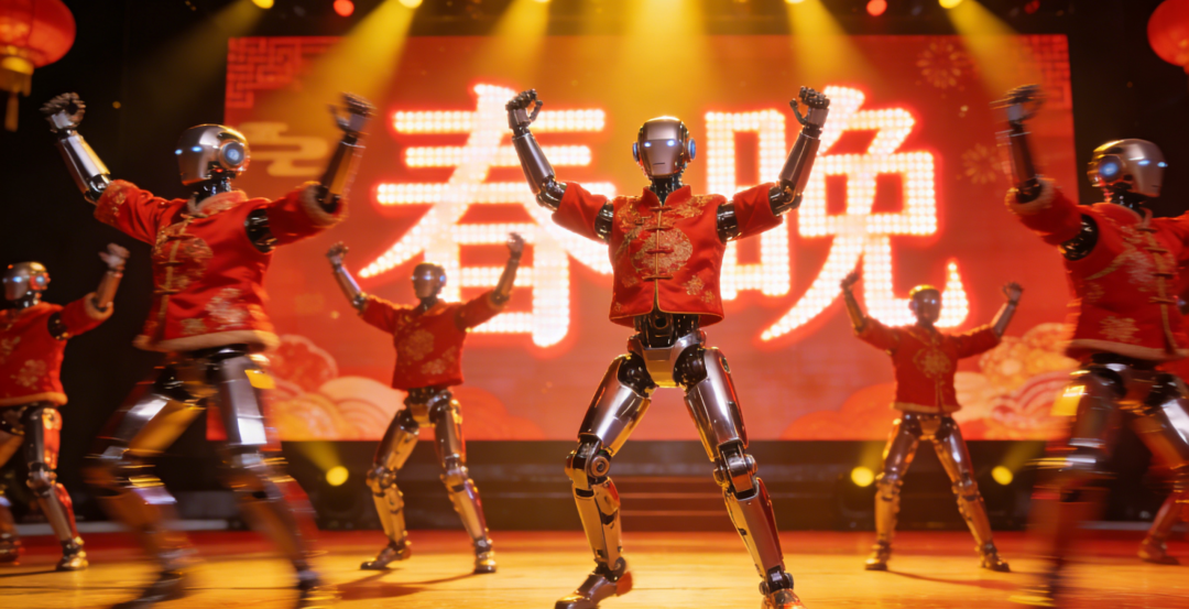 春晚成了机器人团建现场，「全球第一」比年货还好批发图1