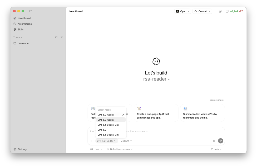 实测 GPT-5.3-Codex，OpenAI 史上第一个高危模型，连 API 都还不敢给我们图1