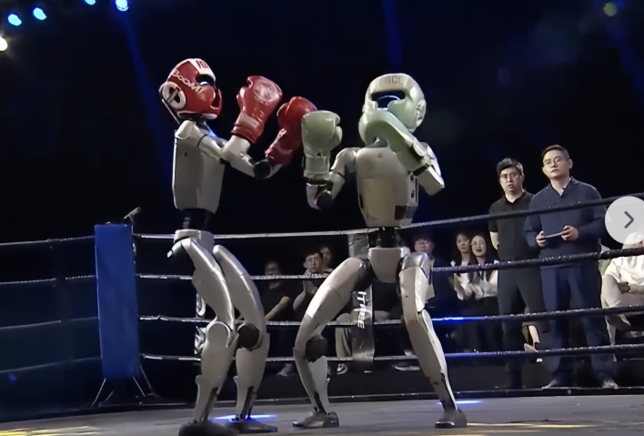 全球首个，人形机器人格斗联赛来了图1