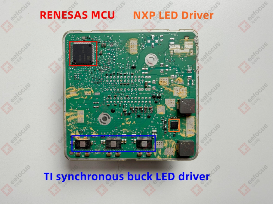 暴力拆解小米YU7大灯驱动板：国际大厂控场，国产芯扛大梁图3