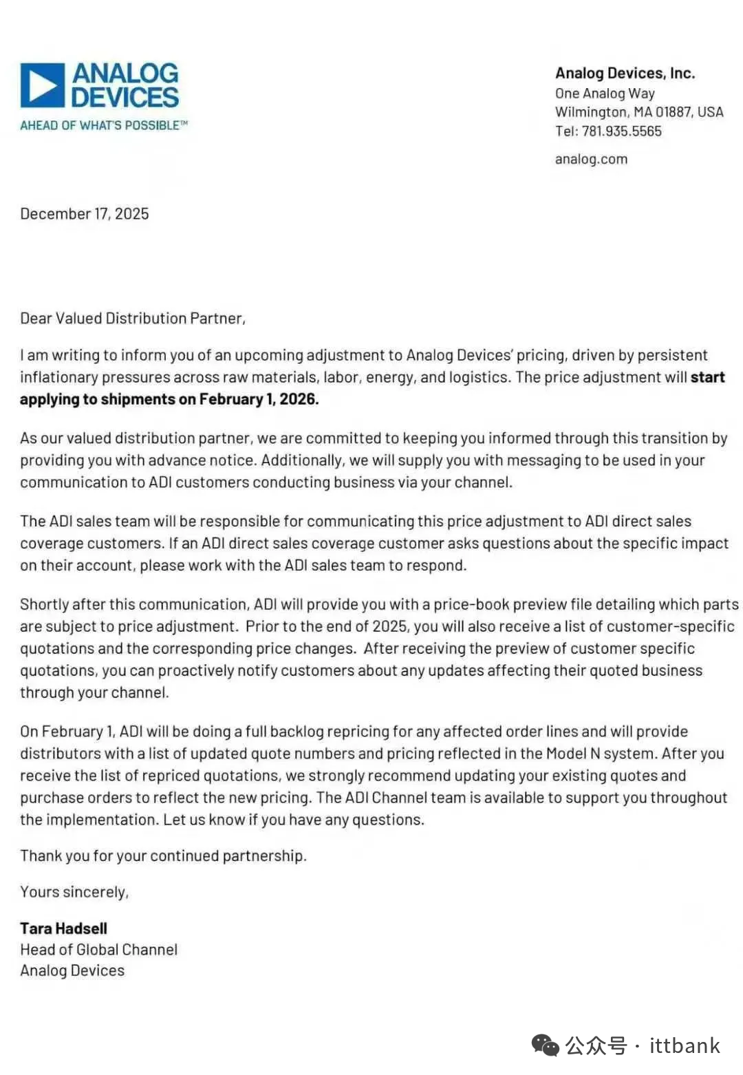 电子元器件半导体原厂涨价声明及通知（又有新增）！图41