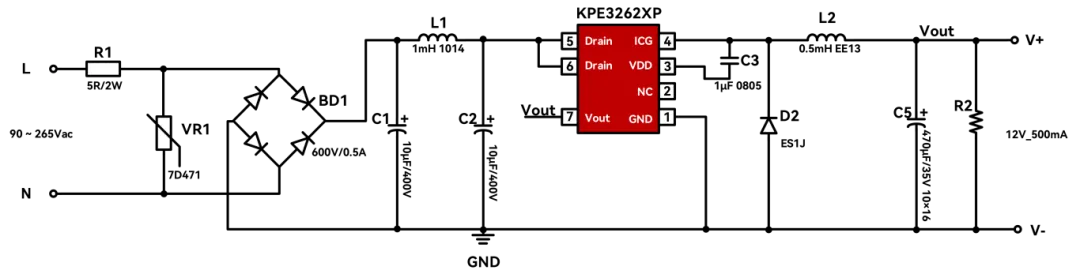 必易微推出新一代高精度浮地 Buck IC KPE32622P图15