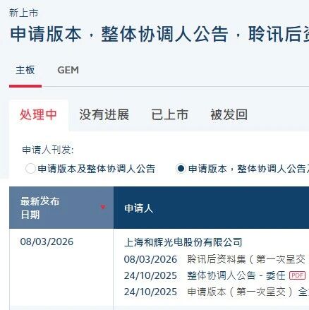 A股亏损六年“换赛道”赴港股！面板大厂通过港交所上市聆讯