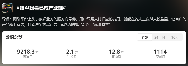 AI惨遭灰色产业&ldquo;投毒&rdquo;，全网炸锅图5