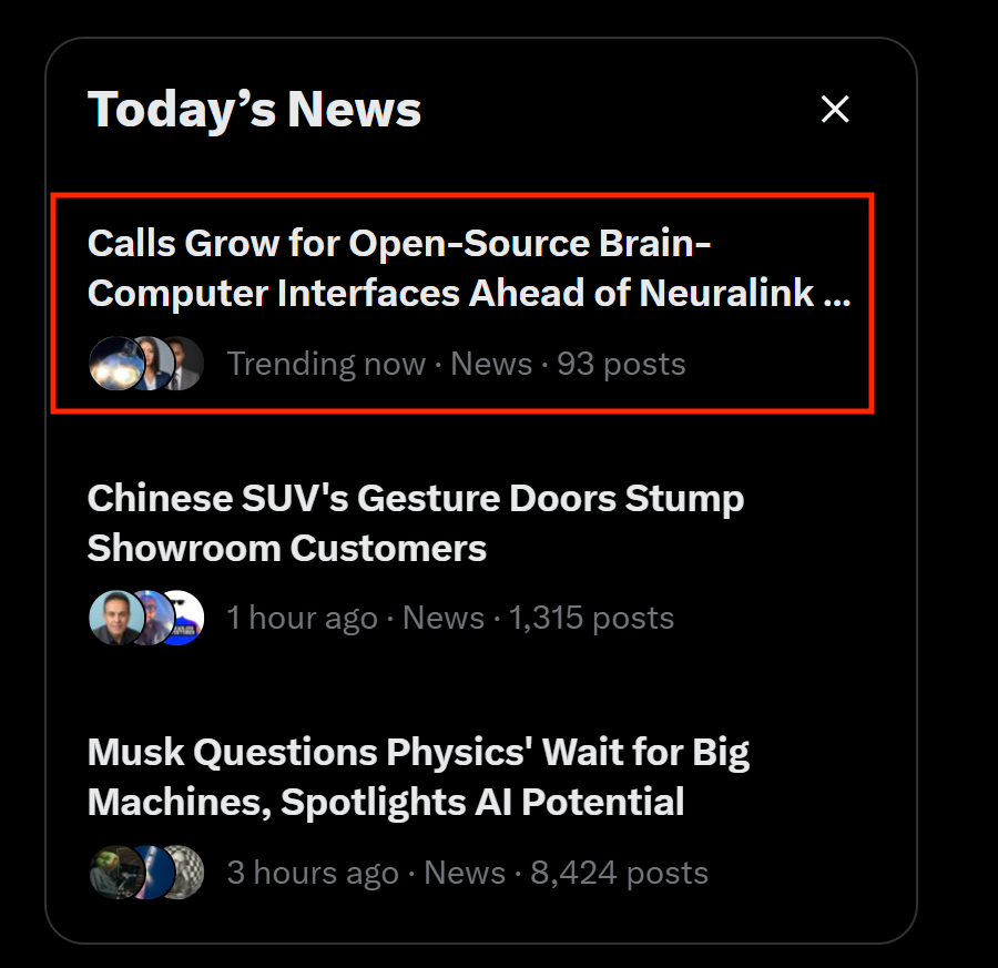 AI球球直播喊话全人类：开源脑机接口，开源科技文明图1