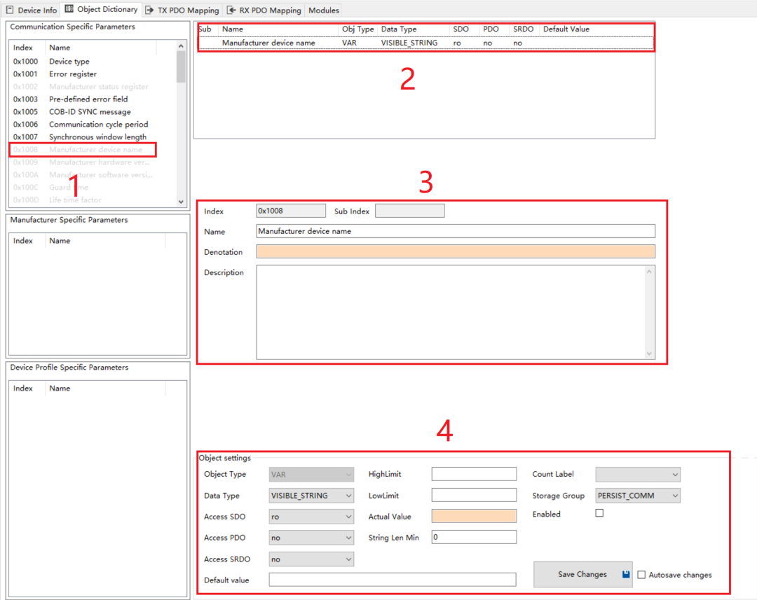 [CANopen] 使用 CANopenEditor 工具编辑 CANopen 对象字典图5