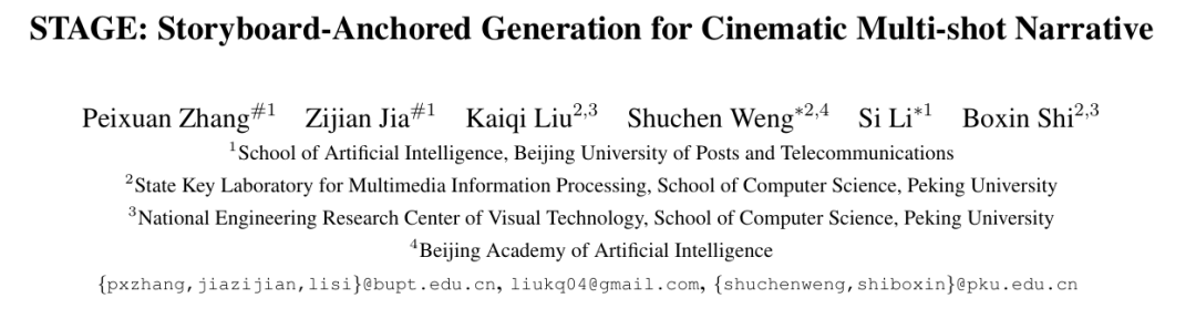 CVPR 2026 | 从「单帧」到「分镜」：STAGE重新定义AI电影叙事图2