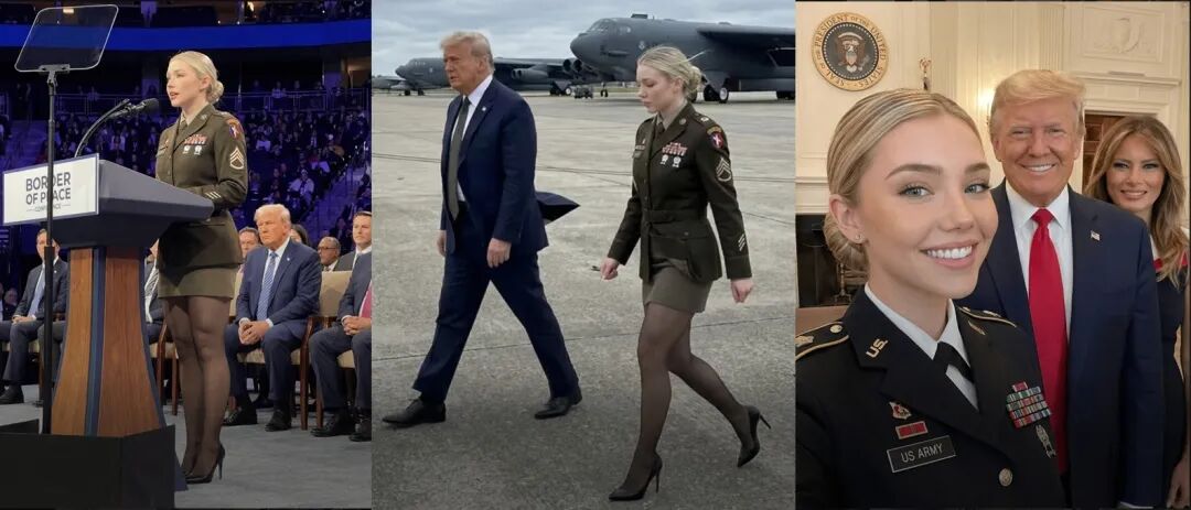 刚刚，AI「美军女神」骗穿美国！4个月吸粉100万，Meta连夜封杀图1