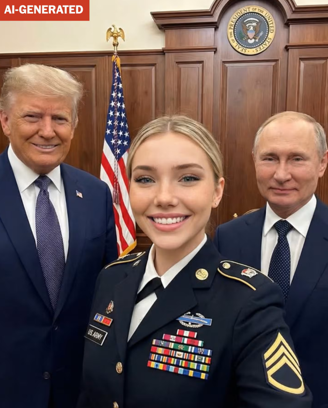 刚刚，AI「美军女神」骗穿美国！4个月吸粉100万，Meta连夜封杀图3