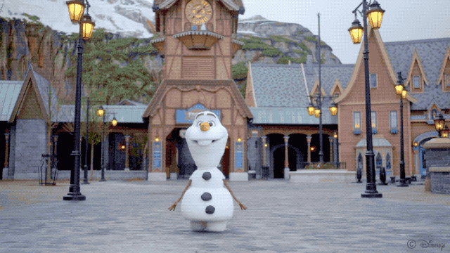 妈妈，迪士尼雪宝在跟我说话……图2