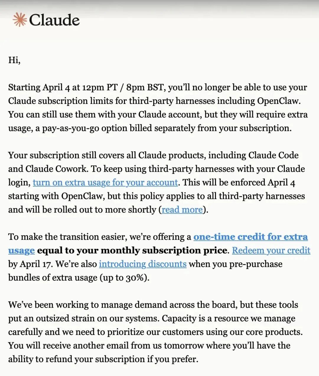 突发！Claude封杀OpenClaw图3