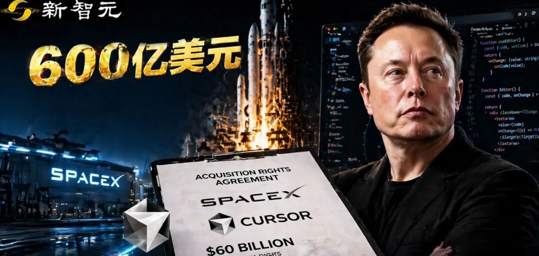 马斯克祭出「霸王条款」！Cursor焊死SpaceX战车，600亿砸穿OpenAI图1