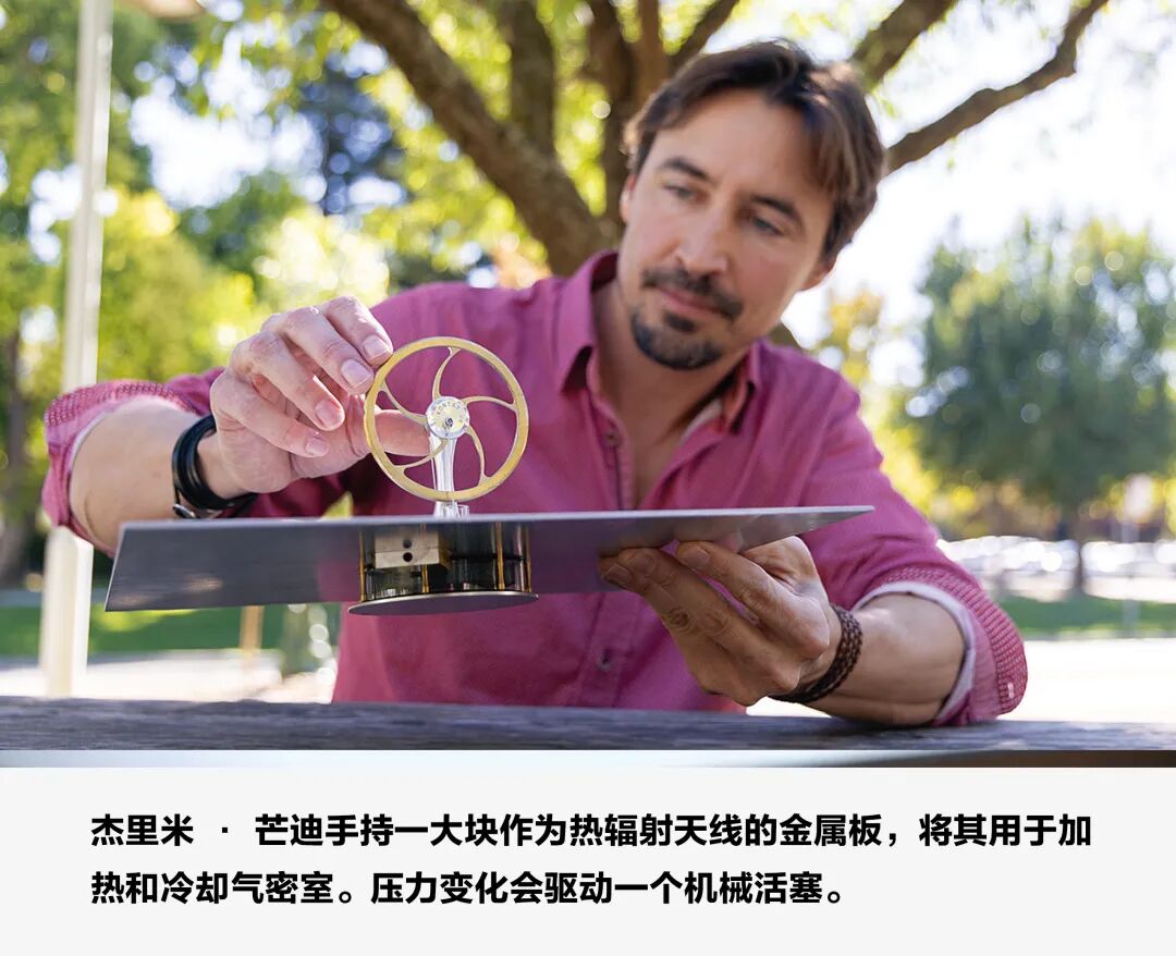 发动机通过向太空散热发电图2