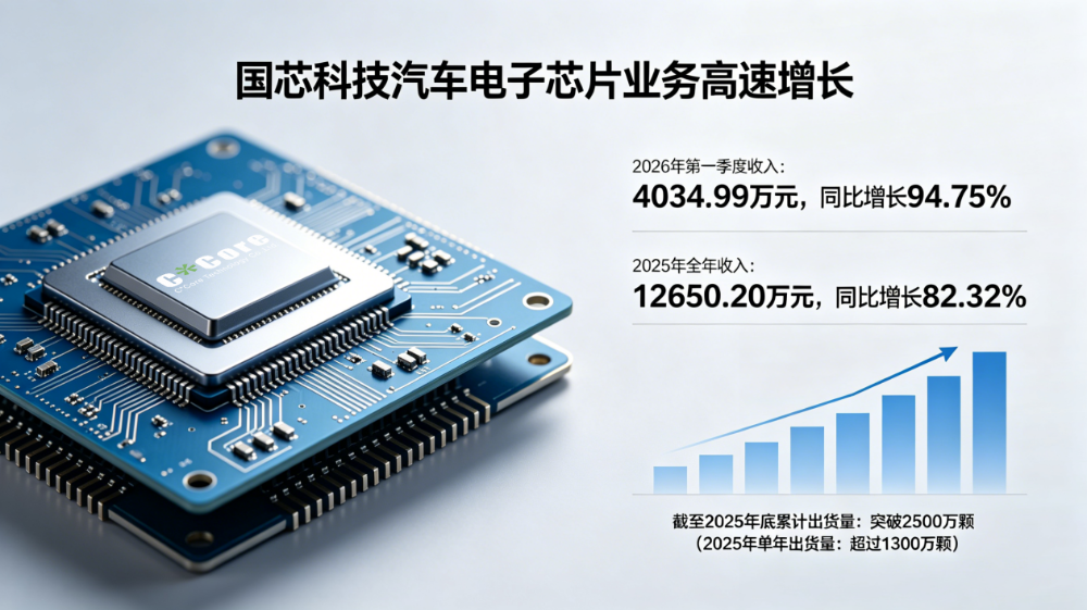 国芯科技：重塑国产中高端汽车芯片产业版图，车芯收入暴增94.75%图1
