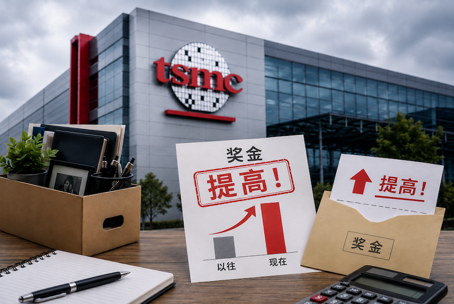 台积电提高奖金!图1
