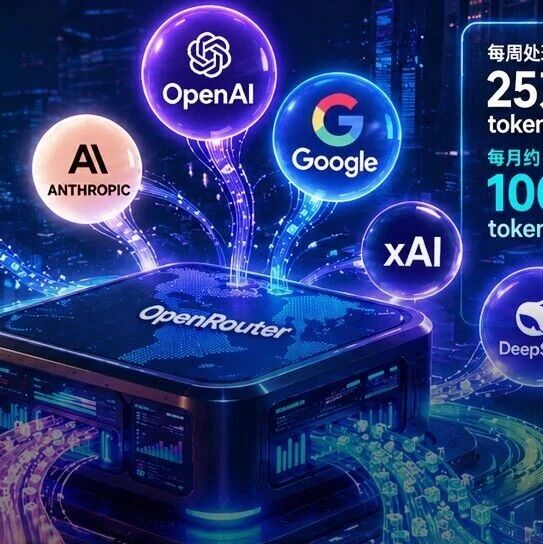 月吞100万亿Token！AI中转站OpenRouter赚爆了