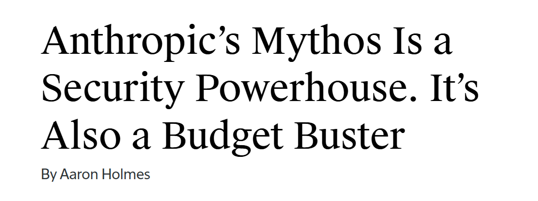 Mythos引全球哄抢！巨头两周烧光百万美元图3