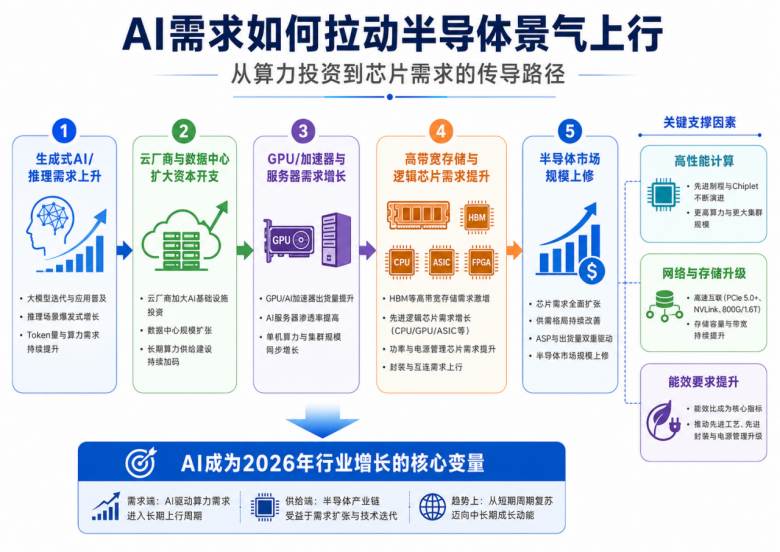 WSTS大幅上调2026年全球半导体市场预测：AI推理与存储需求推升行业扩张图5