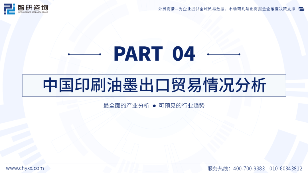 智研咨询发布《2026版全球及中国印刷油墨产业供需贸易全景调研及重点国家出口前景评估报告》(简版)图12