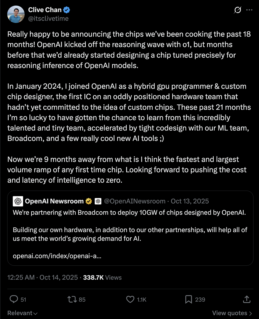 OpenAI芯片核心叛逃Anthropic！就在量产前夜图2
