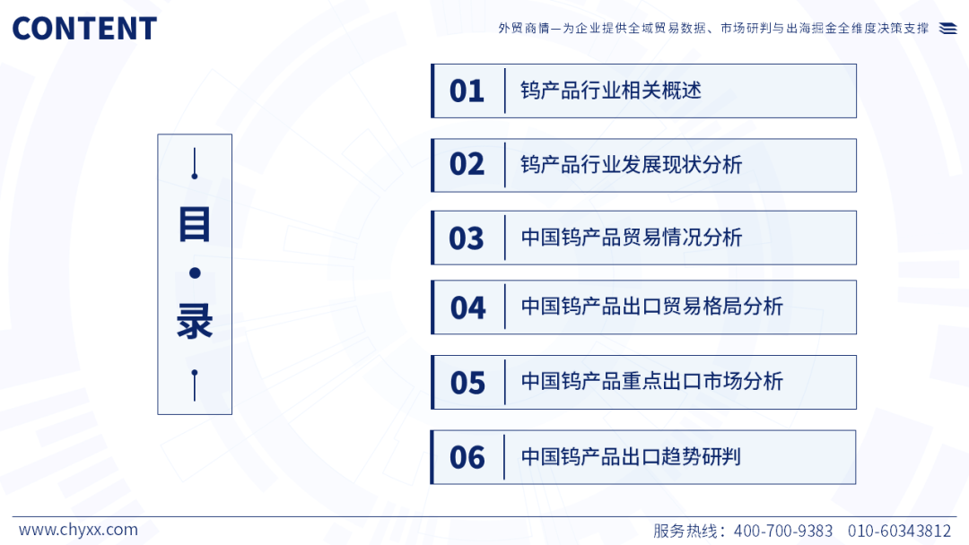 智研咨询发布《2026版全球与中国钨产品产业产销贸易情况及主要国别出口潜力研究报告》（简版）图2