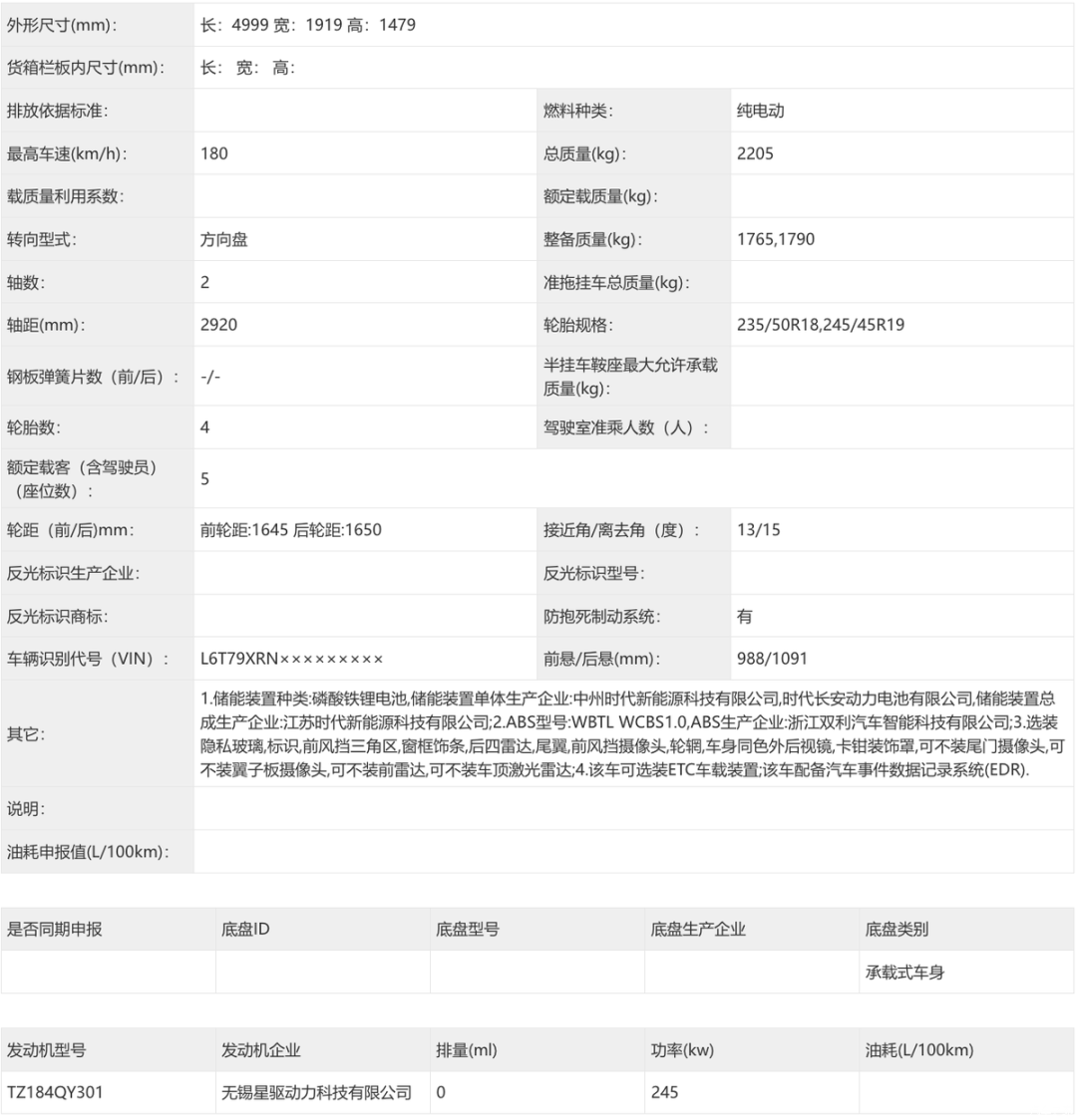 车长近5米,纯电动力+溜背造型,电动扰流板+激光雷达,兄弟们来起名字了!图4