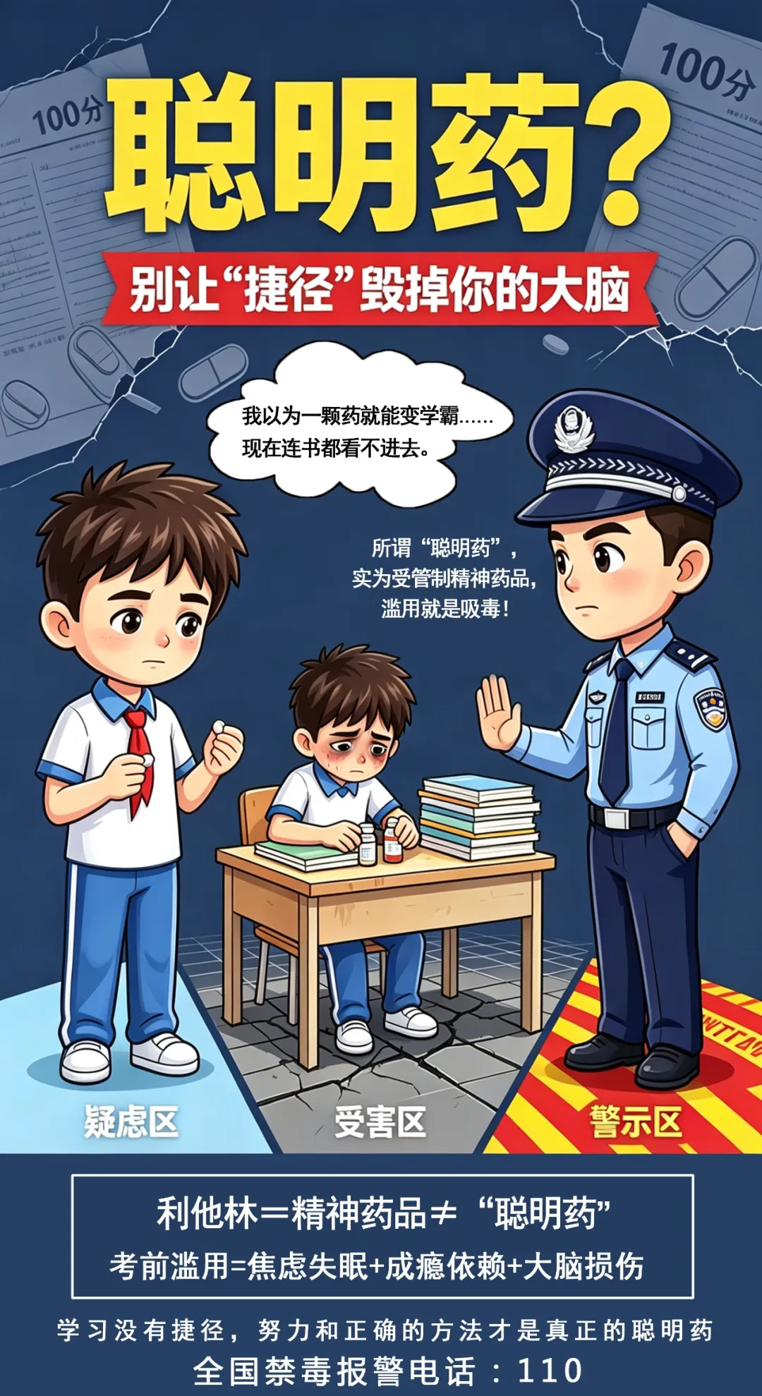 【全民禁毒宣传月】“全国防范青少年药物滥用宣传短视频和公益海报征集”作品展播活动(一)图6