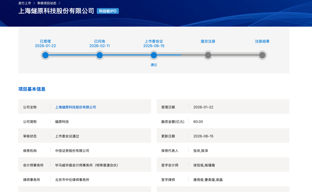 燧原科技科创板正式过会！国产GPU四小龙即将会师图1