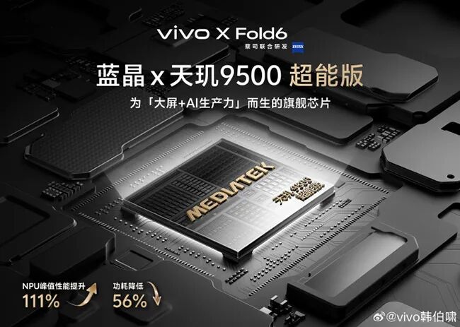 以 AI 重塑大屏效率,vivo X Fold6 官宣 6月26日正式发布图5