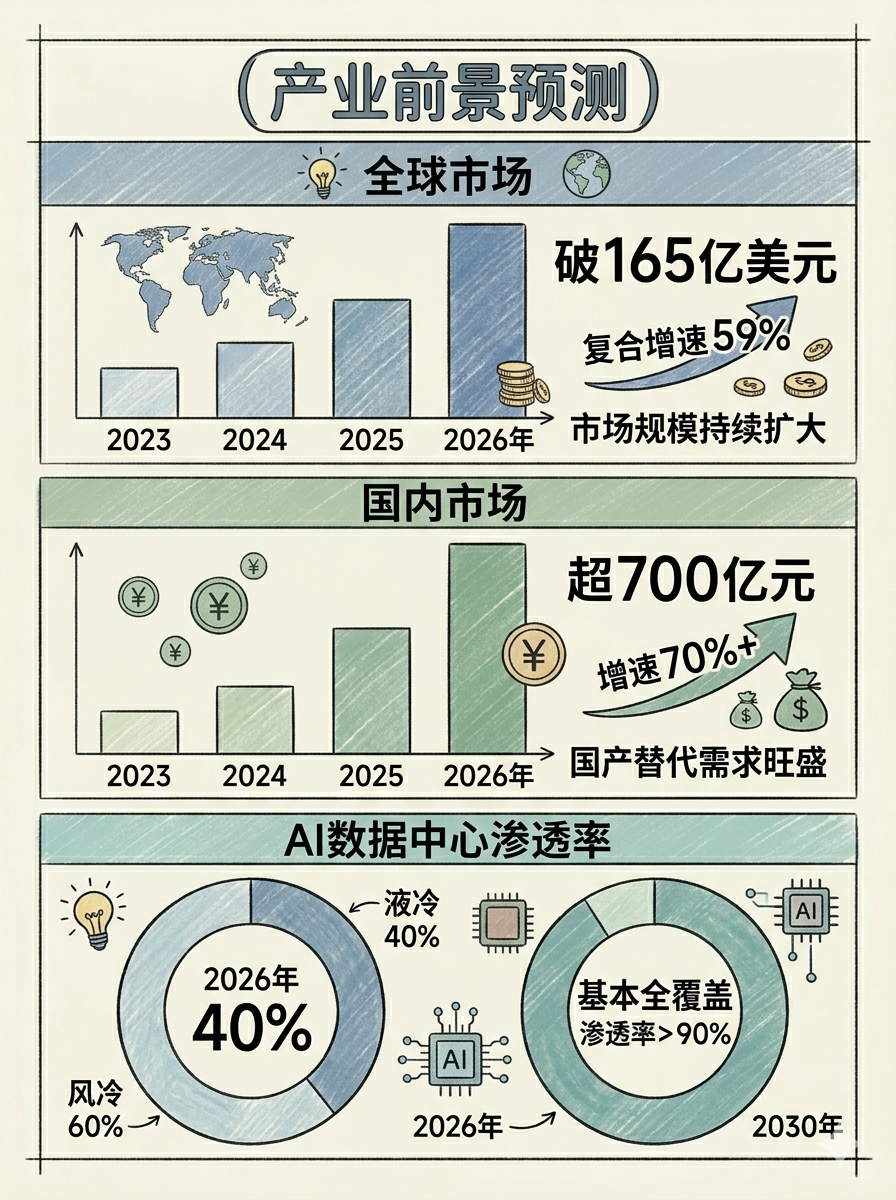 液冷产业链全景图（2026）！图10