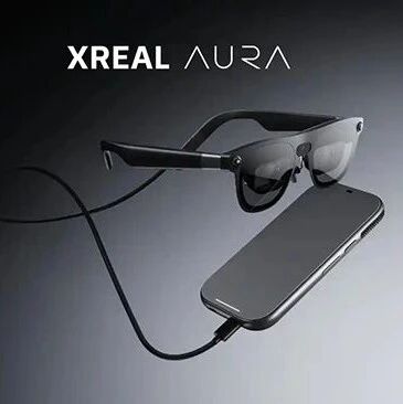 首款轻量化空间计算XR眼镜XREAL AURA海外开启预订