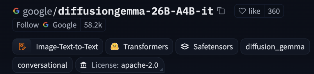 谷歌开源DiffusionGemma,自送差评,速度却快4倍图4