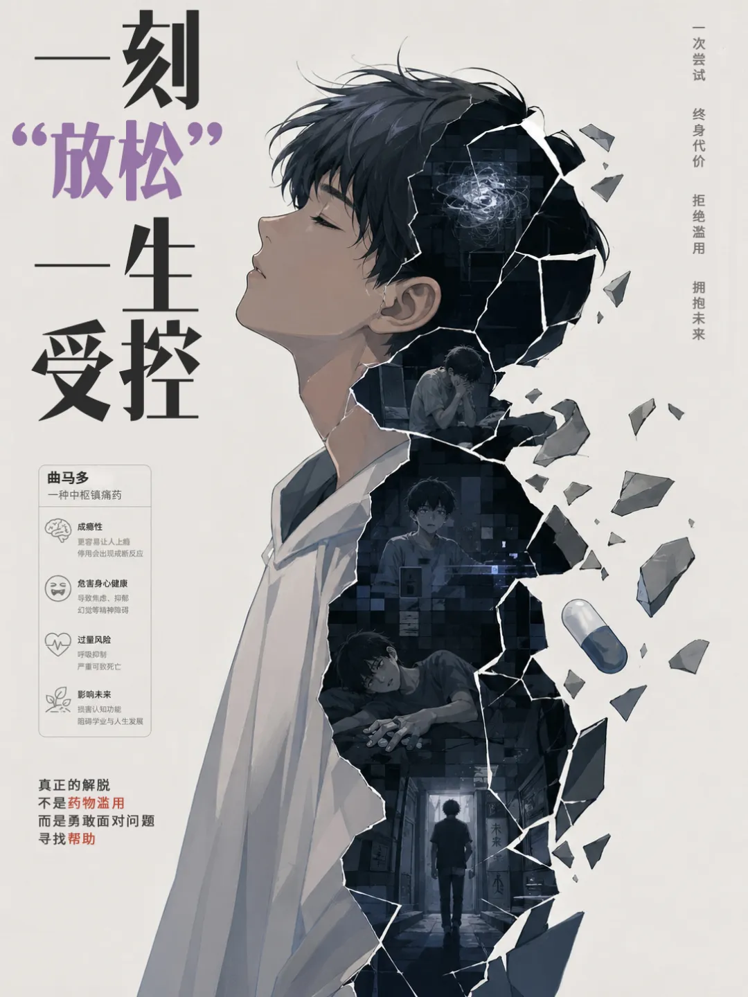 【全民禁毒宣传月】“全国防范青少年药物滥用宣传短视频和公益海报征集”作品展播(六)图7