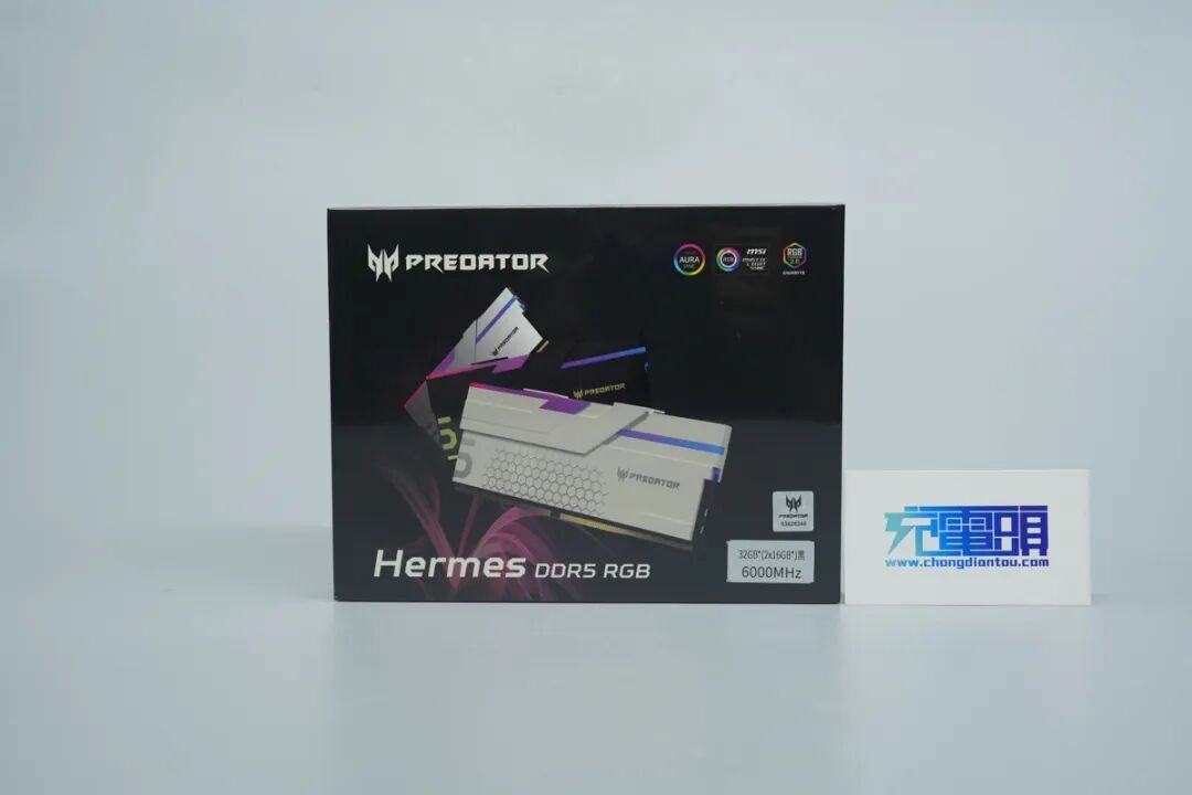 拆解报告:宏碁掠夺者Hermes DDR5 6000 C28 16GB*2内存套条图1