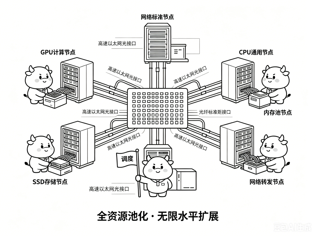 AI超节点集群的分布式未来：从铜退光进到全解构图5