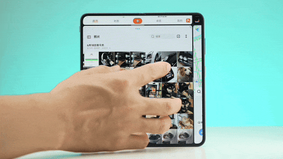 同时显示4个软件，vivo算是把折叠屏研究明白了。图17