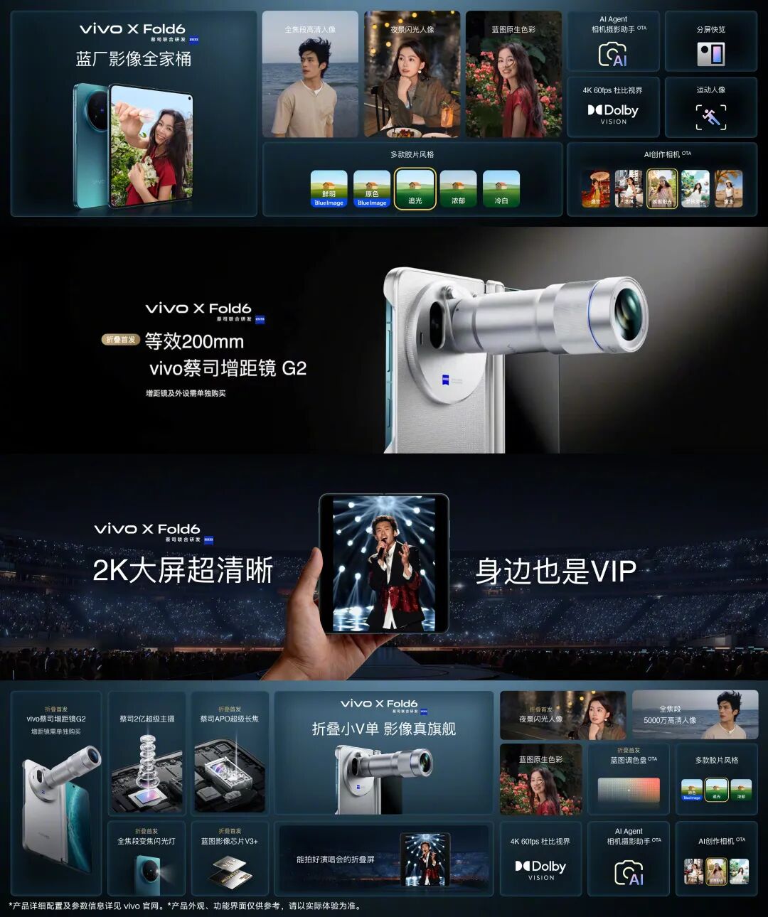 7999起 vivoXFold6发布｜疑似vivoX500E曝光图6