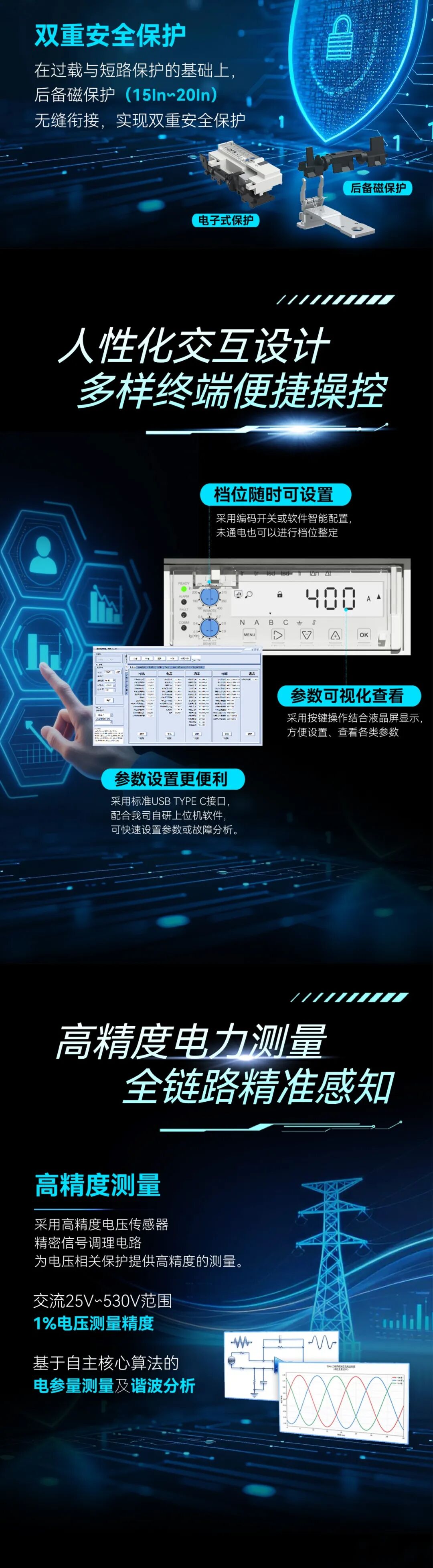 产品速递 | 宏发HFUM3Z 智能配电的“安全守护者”图3