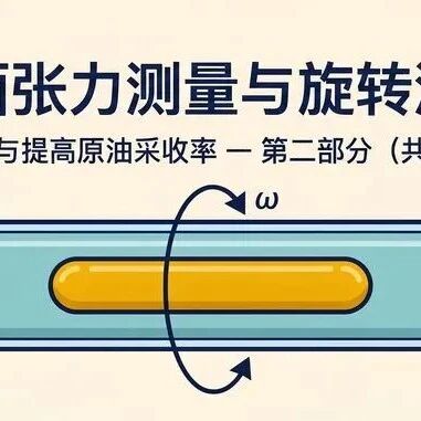 离子液体与提高原油采收率(2/4): 超低界面张力测量与旋转滴张力仪
