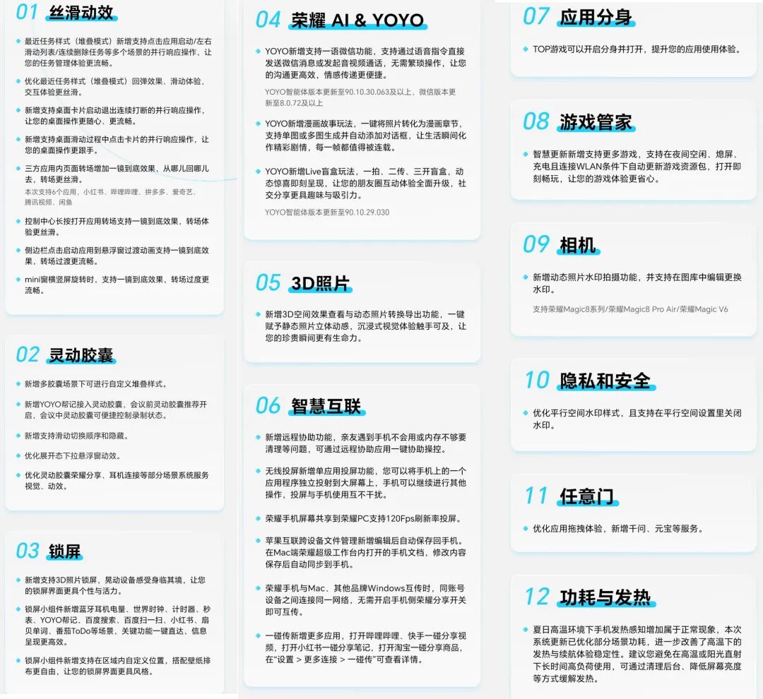 【系统】荣耀MagicOS七月更新曝光图1