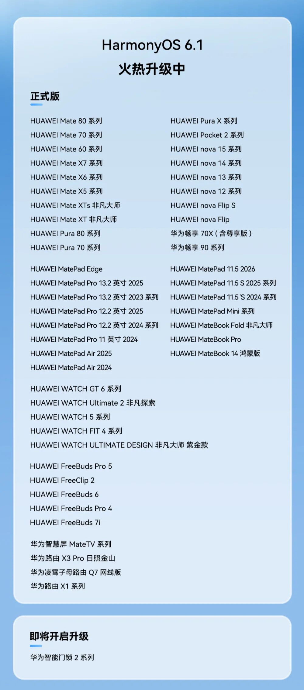 华为大量新机蓄势待发丨HarmonyOS 6终端设备突破7000万大关图3