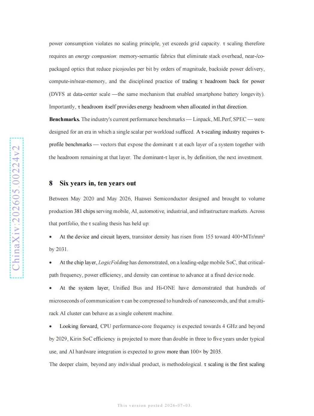 华为何庭波发布“韬定律”V2版论文图19
