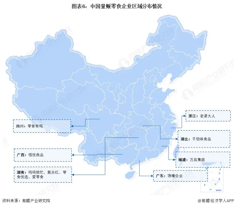 【行业深度】洞察2026:中国量贩零食行业竞争格局(附竞争格局、区域分布、竞争状态等)图8