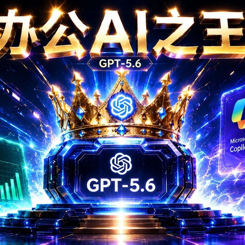 全球办公AI王座易主！GPT-5.6接管微软全家桶，数亿打工人集体换脑