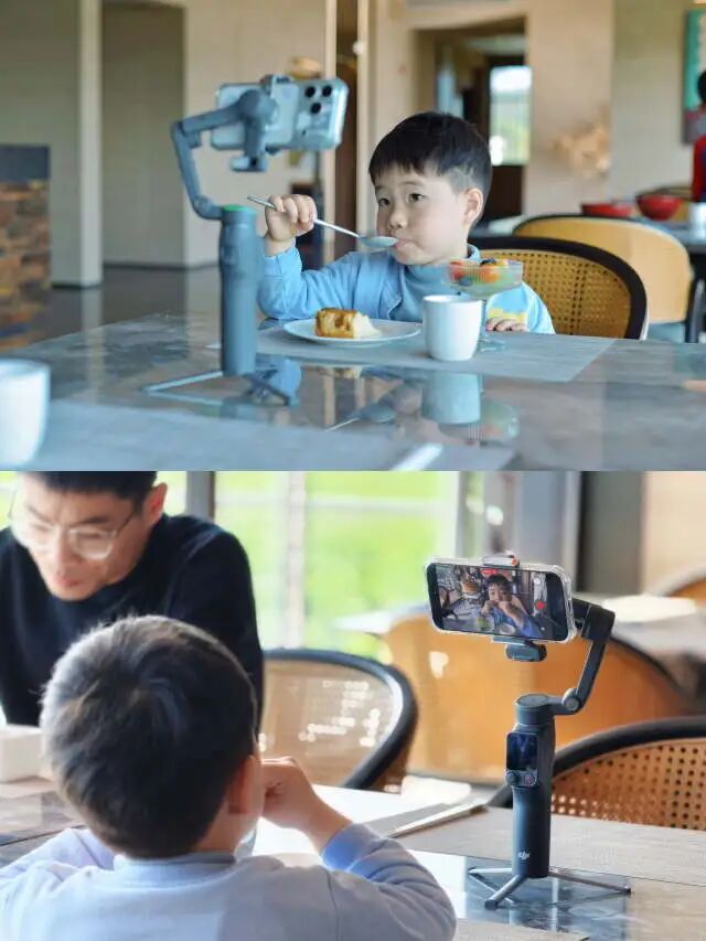 大疆(DJI)OsmoMobile8P大疆OsmoMobile8P 记录成长不手忙脚乱!大疆Osmo Mobile 8P,让带娃拍摄变成享受图33